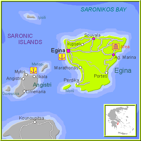 Aegina map