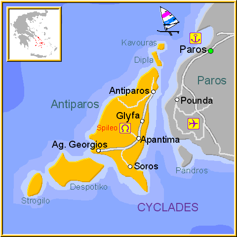 Antiparos map
