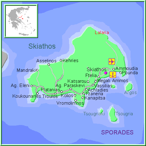 Skiathos map